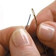 Threading a Needle Cross Stitch Needles: Threading a Needle